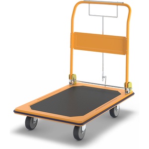 QUIPO, QUIPO Profi-Plattformwagen mit Totmann-Bremse Tragfähigkeit 370 kg, Profi-Plattformwagen, mit Totmann-Bremse, Tragfähigkeit 370 kg, ab 2 Stk