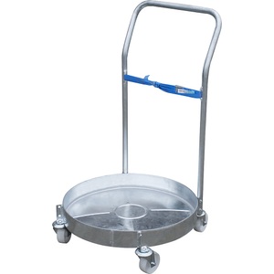 EUROKRAFTpro, Fass-Rollwagen, verzinkt, Fass-Rollwagen FRW-III, Stahlblech, 300 kg Tragkraft, verzinkt