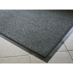 undefined, Schmutzfangmatte für innen, Flor aus Polypropylen LxB 1500 x 900 mm schwarz / metallic, COBA Schmutzfangmatte für innen, Flor aus Polypropylen, LxB 1500 x 900 mm, schwarz / metallic