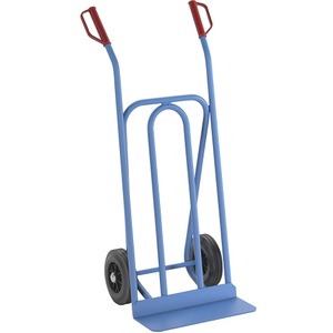 EUROKRAFT, EUROKRAFT Premium-Sackkarre aus Stahl Modell: Ladekarre, Tragfähigkeit 250 kg pannensichere Vollgummibereifung, eurokraft pro Sackkarre aus Stahl, Modell: Ladekarre, Tragfähigkeit 250 kg, pannensichere Vollgummibereifung