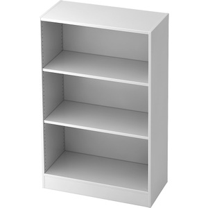 undefined, Regal Höhe 1270 mm, 2 Fachböden weiß, Hammerbacher Regal V6500/W Weiß 800 x 400 x 1.270 mm