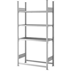 undefined, Lager- und Werkstatt-Multifunktionsregal Höhe 2000 mm, 4 Lagerebenen Grundregal, BxT 1060 x 435 mm, hofe Lager- und Werkstatt-Multifunktionsregal, Höhe 2000 mm, 4 Lagerebenen, Grundregal, BxT 1060 x 435 mm