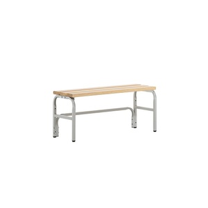 Sypro, Umkleidebank, Stahlrohr/Holz, einfach, L 1015 mm, lichtgrau, Umkleidebank, Stahlrohr/Holz, einfach, L 1015 mm, lichtgrau