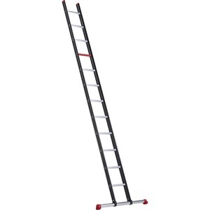 Altrex, Alu-Anlegeleiter, Altrex Alu-Anlegeleiter, mit Sprossen, schwarz, 12 Sprossen