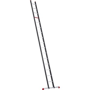 Altrex, Alu-Anlegeleiter, Altrex Alu-Anlegeleiter, mit Sprossen, schwarz, 16 Sprossen