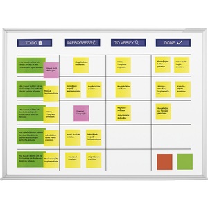 magnetoplan, magnetoplan Scrumboard XL-Set inkl. Zubehör Tafel-BxH 1800 x 1200 mm, magnetoplan Scrumboard, XL-Set inkl. Zubehör, Tafel-BxH 1800 x 1200 mm