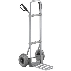EUROKRAFT, EUROKRAFT Stahl-Sackkarre, verzinkt Paketschaufel-BxT 430 x 250 mm, verzinkt PU-Bereifung, ab 5 Stk, eurokraft pro Sackkarre, verzinkt, Paketschaufel-BxT 430 x 250 mm, verzinkt, PU-Bereifung, ab 5 Stk