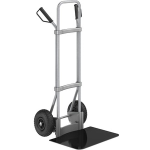 EUROKRAFT, EUROKRAFT Stahl-Sackkarre, verzinkt Schaufel-BxT 450 x 500 mm, schwarz Luftbereifung, eurokraft pro Sackkarre, verzinkt, Schaufel-BxT 450 x 500 mm, schwarz, Luftbereifung, ab 5 Stk