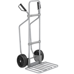 EUROKRAFT, EUROKRAFT Sackkarre GO mit Kufen, verzinkt Paketschaufel-BxT 430 x 450 mm, verzinkt Vollgummibereifung, eurokraft pro Sackkarre mit Kufen, verzinkt, Paketschaufel-BxT 430 x 450 mm, verzinkt, Vollgummibereifung, ab 5 Stk