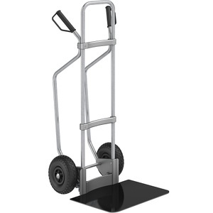 EUROKRAFT, EUROKRAFT Sackkarre GO mit Kufen, verzinkt Schaufel-BxT 450 x 500 mm, schwarz Luftbereifung, ab 5 Stk, eurokraft pro Sackkarre mit Kufen, verzinkt, Schaufel-BxT 450 x 500 mm, schwarz, Luftbereifung, ab 5 Stk
