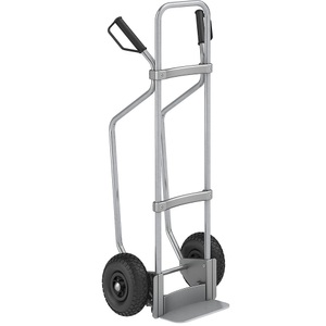 EUROKRAFT, EUROKRAFT Sackkarre GO mit Kufen, verzinkt Schaufel-BxT 280 x 140 mm, verzinkt Luftbereifung, eurokraft pro Sackkarre mit Kufen, verzinkt, Schaufel-BxT 280 x 140 mm, verzinkt, Luftbereifung, ab 5 Stk