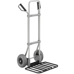 EUROKRAFT, EUROKRAFT Aluminium-Sackkarre GO Paketschaufel-BxT 430 x 450 mm, schwarz PU-Bereifung, eurokraft pro Aluminium-Sackkarre, Paketschaufel-BxT 430 x 450 mm, schwarz, PU-Bereifung, ab 5 Stk