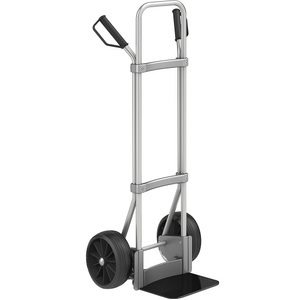 EUROKRAFT, EUROKRAFT Aluminium-Sackkarre GO Schaufel-BxT 280 x 250 mm, schwarz Vollgummibereifung, eurokraft pro Aluminium-Sackkarre, Schaufel-BxT 280 x 250 mm, schwarz, Vollgummibereifung, ab 5 Stk