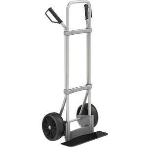 EUROKRAFT, EUROKRAFT Aluminium-Sackkarre GO Schaufel-BxT 450 x 160 mm, schwarz Vollgummibereifung, eurokraft pro Aluminium-Sackkarre, Schaufel-BxT 450 x 160 mm, schwarz, Vollgummibereifung, ab 5 Stk