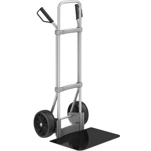 EUROKRAFT, EUROKRAFT Aluminium-Sackkarre GO Schaufel-BxT 450 x 500 mm, schwarz Vollgummibereifung, eurokraft pro Aluminium-Sackkarre, Schaufel-BxT 450 x 500 mm, schwarz, Vollgummibereifung, ab 5 Stk
