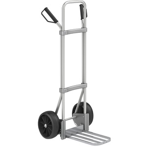 EUROKRAFT, EUROKRAFT Aluminium-Sackkarre GO Paketschaufel-BxT 430 x 250 mm, verzinkt Vollgummibereifung, ab 5 Stk, 
