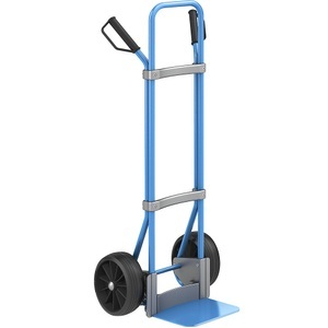 EUROKRAFT, EUROKRAFT Sackkarre GO, blau Schaufel-BxT 280 x 250 mm, blau Vollgummibereifung, eurokraft pro Sackkarre, blau, Schaufel-BxT 280 x 250 mm, blau, Vollgummibereifung, ab 5 Stk