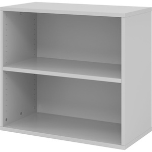 LIVIQUE, Regal Office, Regale Breno, 2 OH, 28 kg je Boden, B 800 x T 400 x H 748 mm, Spanplatte, lichtgrau