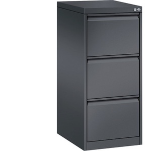 CP, C+P Hängeregistraturschrank, 1-bahnig, 3 Schubladen, anthrazit