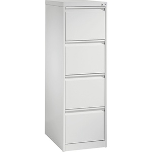 CP, C+P Karteikartenschrank Office, DIN A4 quer, 1-bahnig, 4 Schubladen, lichtgrau