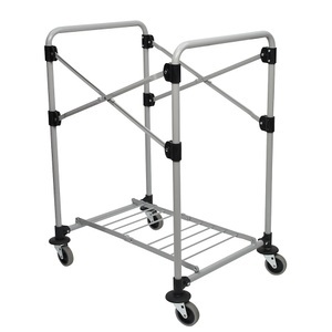 Rubbermaid, Rubbermaid X-CART, faltbarer Rahmen Länge 390 mm für 150 l, Rubbermaid Wäschesammler/Müllwagen, BxT 516 x 113 mm, für 150 l