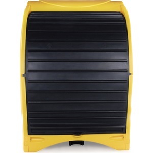 undefined, PE-Gefahrstoffdepot mit Jalousie, PE-Gefahrstoffdepot mit Jalousie, für 4 x 200-l-Fässer, Auffangvolumen 242 l, HxBxT 2110 x 1565 x 1620 mm, ab 3 Stk