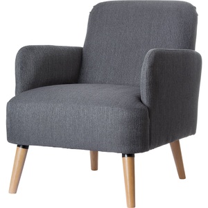 undefined, Sessel BROOKS Füße aus Massivholz anthrazit, Sessel BROOKS, Füße aus Massivholz, anthrazit