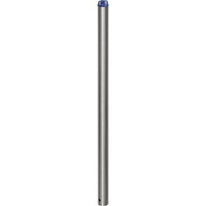undefined, Edelstahl-Sperrpfosten Ø 60 mm, Kettenkopf zum Einbetonieren, herausnehmbar, Edelstahl-Sperrpfosten, mit Kettenkopf, zum Einbetonieren mit Bodenhülse, Ø 60 mm