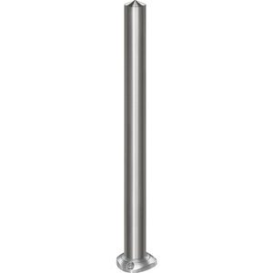 undefined, Edelstahl-Sperrpfosten Ø 76 mm, Spitzkopf zum Aufdübeln, selbstaufrichtend, Edelstahl-Sperrpfosten, mit Spitzkopf, selbstaufrichtend zum Aufdübeln, Ø 76 mm