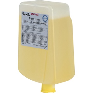 CWS, Schaumseife, CWS Schaumseife Best Foam, hautverträglich, VE 12 Flaschen à 0,5 l, Standard, gelb