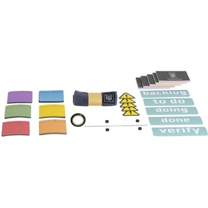 Chameleon, Chameleon Scrum-Zubehörset für magnetische Boards Magnete, Marker, Wischer, Karten, Chameleon Scrum-Zubehörset, für magnetische Boards, Magnete, Wischer, Karten