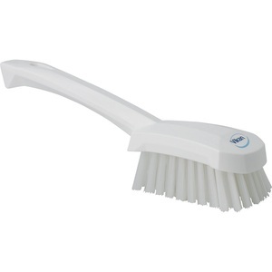 Vikan, Handbürste kurzer Stiel, Vikan Handbürste kurzer Stiel, hart, VE 10 Stk, weiß