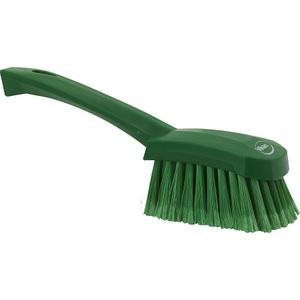 Vikan, Handbürste kurzer Stiel, Vikan Handbürste kurzer Stiel, weich, gesplisst, VE 10 Stk, grün