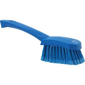 Vikan, Handbürste kurzer Stiel, Vikan Handbürste kurzer Stiel, weich, gesplisst, VE 10 Stk, blau