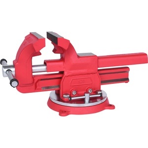KS Tools, Parallel-Schraubstock mit Drehteller, KS Tools Parallel-Schraubstock mit Drehteller, Backenlänge 120 mm, mit Rohrspannbacke