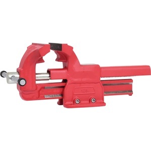 KS Tools, Parallel-Schraubstock ohne Drehteller, KS Tools Parallel-Schraubstock ohne Drehteller, Backenlänge 120 mm, mit Rohrspannbacke