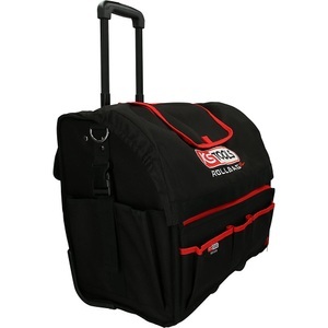 KS Tools, ROLLBAG Universal-Werkzeugtasche XL, KS Tools ROLLBAG Universal-Werkzeugtasche XL, mit Teleskop-Trolly, schwarz / rot