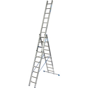 KRAUSE, Krause 131669 131669 Aluminium Mehrzweckleiter inkl. Traverse Arbeitshöhe (max.): 7.50 m 25.5 kg, Krause 131669 131669 Aluminium Multifunktionsleiter inkl. Traverse Arbeitshöhe (max.): 7.50 m 25.5 kg