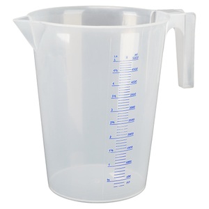 Pressol, Transparenter Messbecher, PRESSOL Transparenter Messbecher, 5 l, VE 6 Stk, PP, mit Skala, ab 3 VE