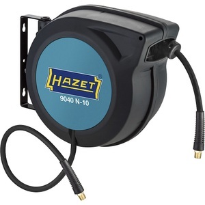 Hazet, Hazet Druckluft-Schlauchaufroller 15 m, Schlauchaufroller 9040N-10, 15 Meter, Druckluftschlauch