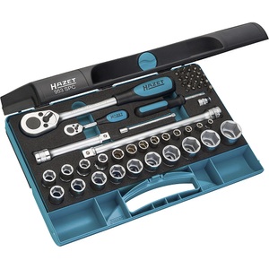 Hazet, Hazet Steckschlüsselsatz metrisch 1/2 (12.5 mm) 47teilig 953SPC, HAZET Steckschlüssel-Satz, Breite 355 mm, 1/2 Zoll, 47 Teile