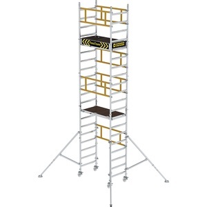 Guenzburger, Ein-Personen-Gerüst FLEXXTOWER, MUNK Ein-Personen-Gerüst FLEXXTOWER, Arbeitshöhe 6 m, Plattform-L x B 1,20 x 0,60 m