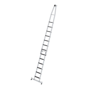 Guenzburger, Stufen-Glasreinigerleiter, MUNK Stufen-Glasreinigerleiter, mit Trittauflage, 2-teilig, 13 Stufen