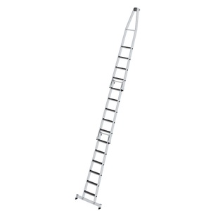 Guenzburger, Stufen-Glasreinigerleiter, MUNK Stufen-Glasreinigerleiter, mit Trittauflage, 3-teilig, 15 Stufen