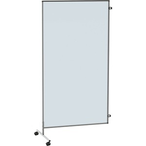undefined, Raumteiler, transparent und mobil, Raumteiler, transparent und mobil, HxBxT 1950 x 1000 x 650 mm, Anbauelement, Acrylglas