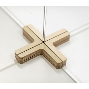undefined, Fußverbinder für Trennscheiben, Fußverbinder für Trennscheiben, Kreuz-Form, 4-Wege, LxBxH 200 x 200 x 30 mm, ab 10 Stk