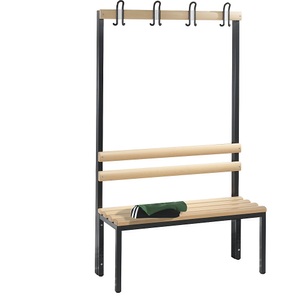 CP, Garderobenbank BASIC, einseitig, C+P Garderobenbank BASIC, einseitig, Buchenholzleisten, Länge 1000 mm
