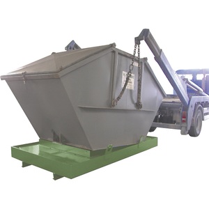 EUROKRAFTpro, Container-Auffangwanne, eurokraft pro Auffangwanne für Absetzcontainer, für Absetzcontainer, Auffangvolumen 850 l, grün