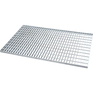 EUROKRAFTpro, Gitterrost, eurokraft pro Gitterrost, für Auffangwanne für 200-l-Fässer, verzinkt, LxBxH 1200 x 800 x 360 mm