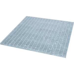 EUROKRAFTpro, Gitterrost, eurokraft pro Gitterrost, für Auffangwanne für 200-l-Fässer, verzinkt, LxBxH 1200 x 1200 x 285 mm